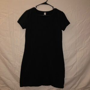 Black t-shirt dress